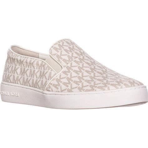 michael michael kors keaton slip-on signature logo sneakers|Michael Kors mesh sneakers.